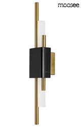 MOOSEE lampa ścienna EVANS czarna / złota (MSE010100358) - Moosee
