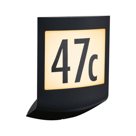 Oprawa elewacyjna PADEA LED SH Zigbee 8.2W 550lm DIM IP44 2200-3000K 230V antracyt tworzywo sztuczne (PL94509) - PAULMANN