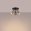 Plafon WINX 3P czarny/złoty (SL.1385) - Sollux Lighting