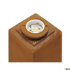 RUSTY SQUARE 70, lampa podłogowa outdoor, LED, 3000K, kwadratowa, żelazo zardzewiałe, D/S/W 12/12/71 (233437) - SLV