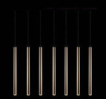 AKADI LAMPA WISZĄCA 7 PŁ. (black/gold) (8889) - Amplex