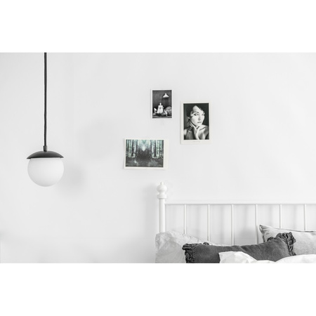 KUUL F czarna sufitowa lampa wisząca z podwyższoną szczelnością IP44 (KLF122PS0) - Ummo