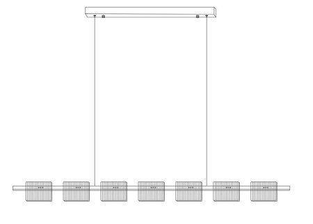 Dekoracyjna lampa wisząca BACCIO LED złota 120 cm (ST-DL8520) - Step into Design