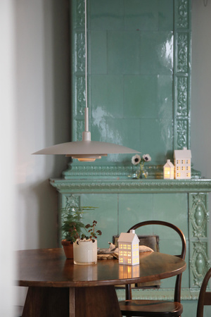 Lampa wisząca nad stół PINY Pendant 1L 57cm Beige (108877) Markslojd