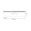 Kinkiet PRADO Black 11W LED 3000K (ML1002) - Milagro