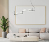 Lampa wisząca Kernio  (PND-357784-BK+W) - Italux
