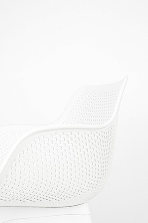 Krzesło LANDI białe - polipropylen (KH010100213) - King Home