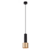 PENDANT LIGHT 1XGU10 SANDY BLACK-GOLD (22184 Zambelis) - Zambelis