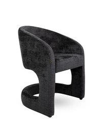 MaMaison krzesło SHELLY czarne (MM001501100357) - MaMaison