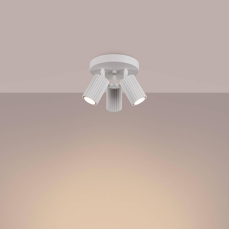 Plafon KARBON 3P biały (SL.1544) - Sollux Lighting