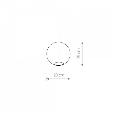 Klosz CAMELEON SPHERE M TR (8530) - Nowodvorski