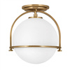 Lampa sufitowa Somerset - Stary mosiądz (QN-SOMERSET-F-O-HB) - Quintiesse