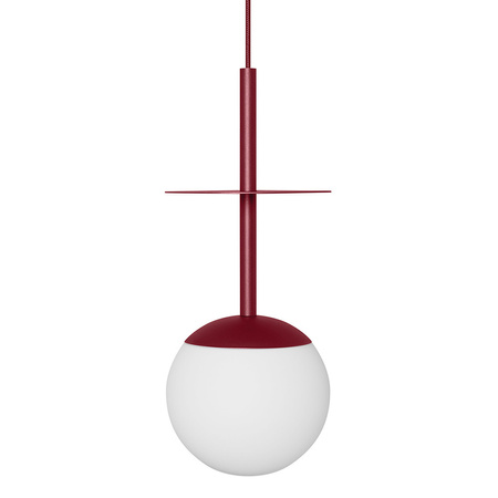 PLAAT A burgundowa sufitowa lampa wisząca (PLA145P0) - Ummo