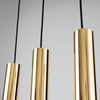 Potrójna Lampa Wisząca LAGOS 3 złoty połysk (SL.1201) - Sollux Lighting