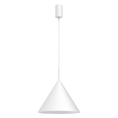 Lampa wisząca CAPITAL biała Ø32cm (MLP0959) - Milagro