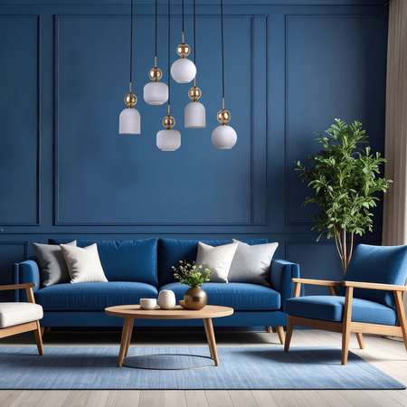 SOPHIA COGNAC WHITE LAMPA WISZĄCA 6XE14 (11594) - TK Lighting