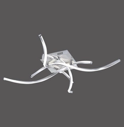 POLINA LAMPA SUFITOWA STALOWY (9144-55) - Paul Neuhaus