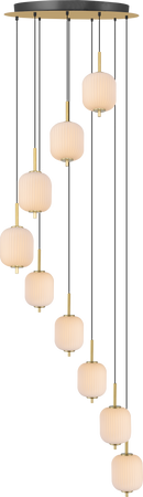 AKARI LAMPA WISZĄCA ZŁOTA/GOLD (DU31288/55W) - Zuma Line