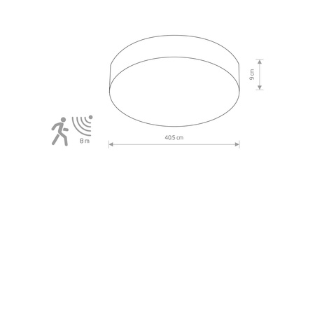 Plafon ARENA SENSOR (10186) - Nowodvorski