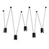 Lampa wisząca VIWIN 5 - Czarna (5000 mm)   (9023) - Dohar