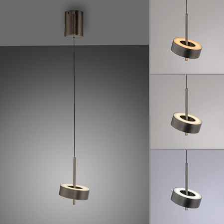 Lampa sterowana Smart Q-ROTATE CIEMNOMETALOWO-BRĄZOWY (2247-34) - Paul Neuhaus