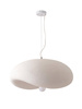 Lampa wisząca STONE FLAT biała 60 cm (DN429-600) - Step into Design
