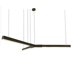 TRIKAL Z - lampa zwieszana - mosiądz patyna mat - średnica 214 cm - 3000K (5224) - ANTIGO