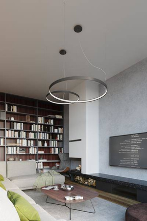 Lampa wisząca RIO 55 czarny LED 4000K (TH.108) - Thoro Lighting