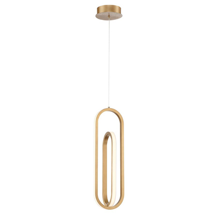 Lampa wisząca Demark - Szczotkowane złoto (QN-DEMARK-1P-BG) - Quintiesse