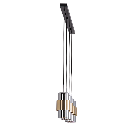 LINE LIGHT 4XE27 GOLD MATT CHROME CLASS (22143 Zambelis) - Zambelis