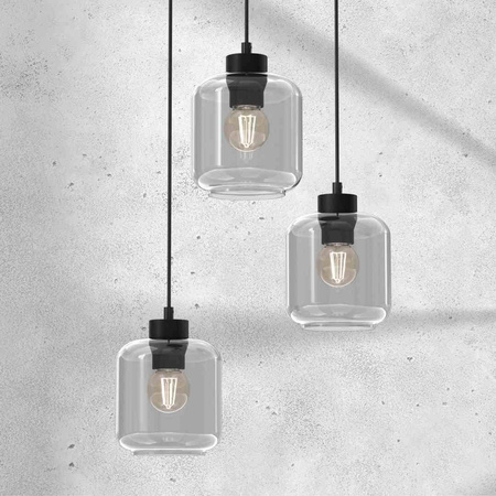 Lampa wisząca SOMBRA SMOKED 3xE27 (MLP8375) - Milagro