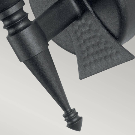 Kinkiet Saxon (SAX1-BLK) - Elstead Lighting