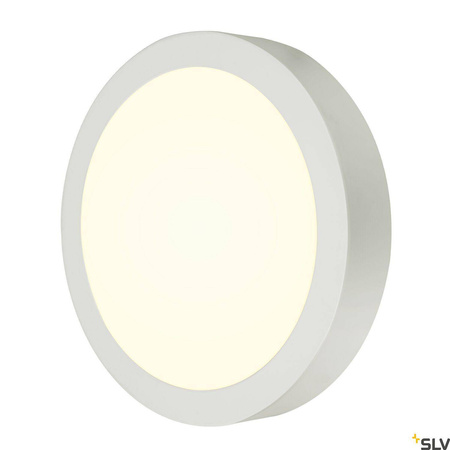SENSER 24 CW, wewnętrzna oprawa ścienna i sufitowa natynkowa LED, okrągła, biała, 4000 K (1004702) - SLV