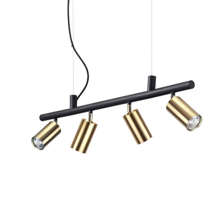 Lampa wisząca DYNAMITE Mosiądz (DYNAMITE_SP4_OTTONE) - Ideal Lux