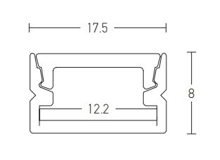 ALUMINIUM PROFILE 2m + 2m OPAL PC COVER (20201 Zambelis) - Zambelis