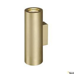ENOLA_B, lampa ścienna, QPAR51, okrągła, up/down, mosiądz, maks. 50 W, z mosiężnym pierścieniem dekoracyjnym (151803) - SLV
