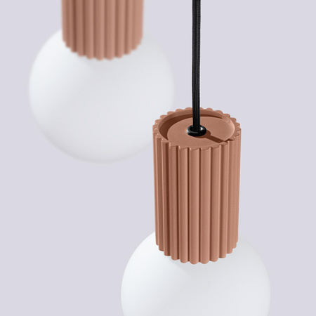 Lampa wisząca HALO 3P mocca (SL.1735) - Sollux Lighting