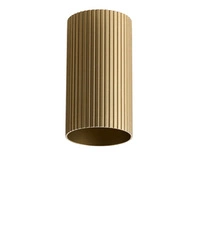 LUCAS RIBBED TUBE 10 Mosiądz Złoty (AZ6128) - Azzardo