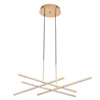 Lampa wisząca CRISS CROSS LED złota 78 cm (ST-MD240406-4 gold) - Step into Design