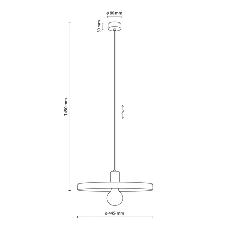 SILA GREEN BRICK 1XE27 LAMPA WISZĄCA 400 (10750) - TK Lighting