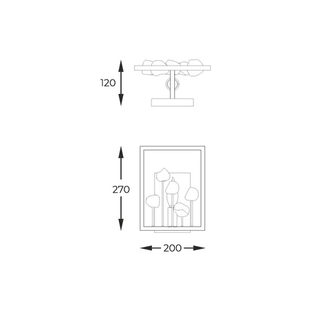 Kinkiet W0541-01A-SDAC CAROLINE - Zuma Line