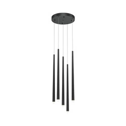 Lampa wisząca Cascade 5 czarna (MOD132PL-L28BK2) - Maytoni
