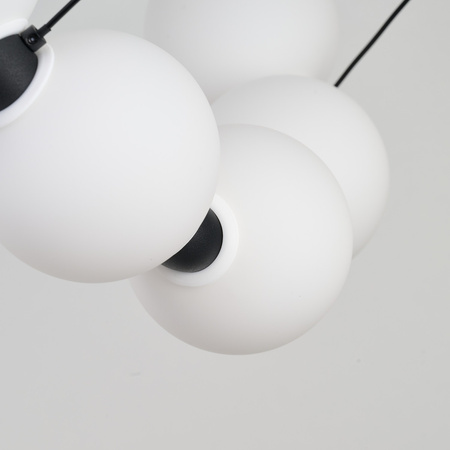 Ozdobna lampa nad stół PERLA PENDANT 60 3-STEP DIMM BK (AZ6895) Azzardo