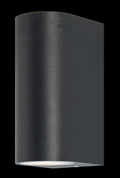 HARMONIA LAMPA ZEWNĘTRZNA KINKIET CZARNY/BLACK (SJ20210-2W) - Zuma Line