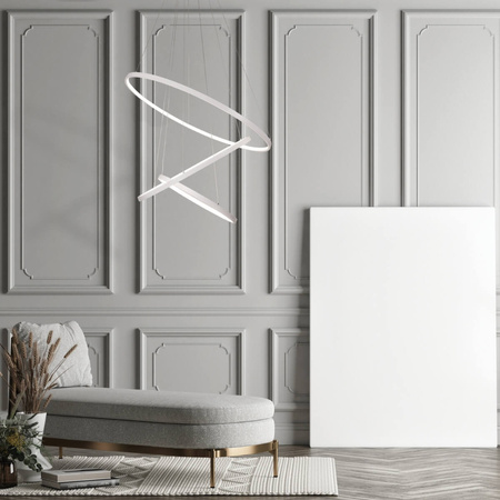 PENDANT LIGHT 135W 3000K WHITE DIMMABLE (180030-D Zambelis) - Zambelis