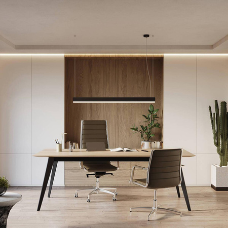 Lampa wisząca FARGE czarna LED 4000K (TH.301) - Thoro Lighting