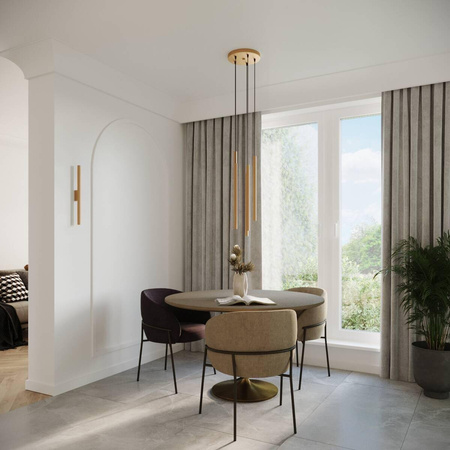 Kinkiet PASTELO 2 złoty (SL.1179) - Sollux Lighting