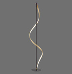 Q-SWING LAMPA PODŁOGOWA ANTRACYT/ZŁOTY (438-13) - Paul Neuhaus