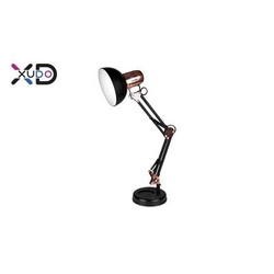Lampa biurkowa kreślarska E27 czarn+złoto (XD-HX110) - Xudo