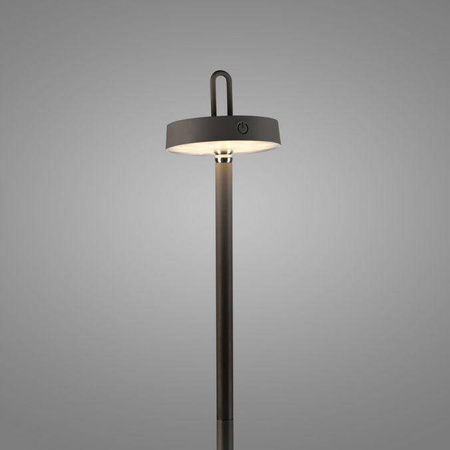 LAMPA PODŁOGOWA AMAG BLACK IP44 (19311-18) - Paul Neuhaus